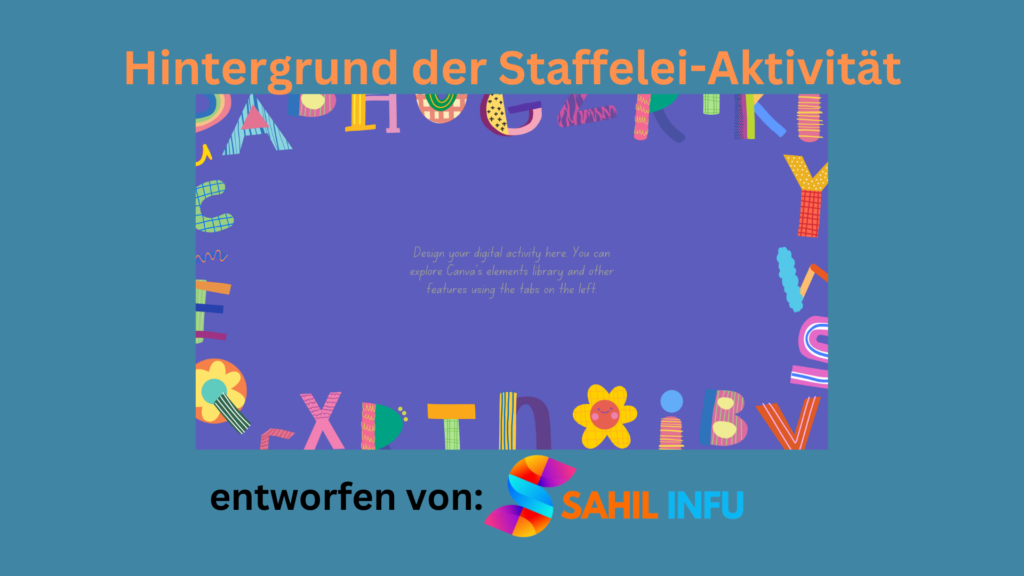 Grafik-Alphabet-Thema, Staffelei-Aktivitätshintergrund, PSD-Datei kostenlos herunterladen